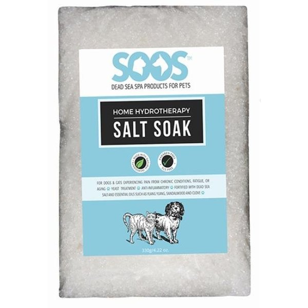 Sgs Instruments Soos PP125 Home Hydrotherapy Dead Sea Salt Soak for Dogs - 300 gm. PP125